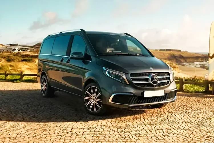 Mercedes-Benz V-Class — Black Pearl Mykonos